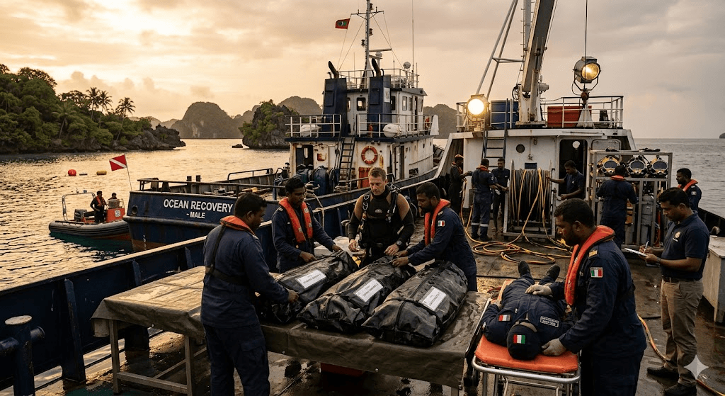 Tragedy in the Deep: Bodies of 4 Italian Divers Recovered from Remote Maldives Underwater Cave Tragedy in the Deep: Bodies of 4 Italian Divers Recovered from Remote Maldives Underwater Cave