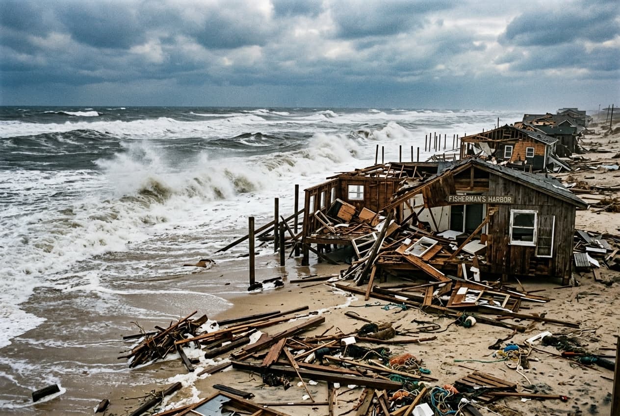 Mexico Coastline Storm Crisis: Rising Pacific Surges Flatten Fishing Village Homes, Killing Two People Mexico Coastline Storm Crisis: Rising Pacific Surges Flatten Fishing Village Homes, Killing Two People