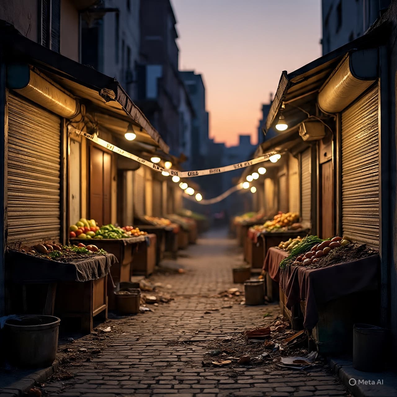 The Echoes of Three Blasts: Memory and Market at Dusk The Echoes of Three Blasts: Memory and Market at Dusk
