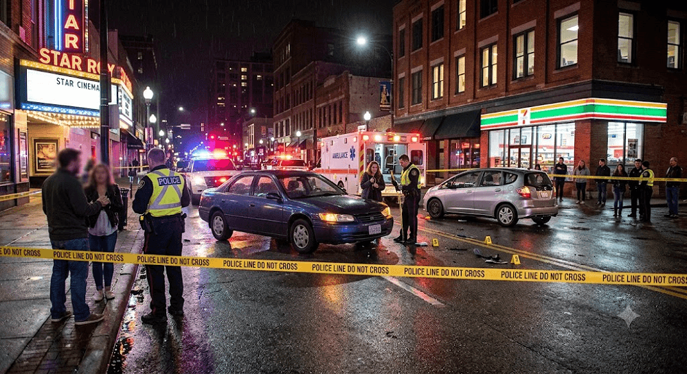 Tragic Night Accident: Teen Pedestrian Killed in Horrific Two-Car Chain Reaction Tragic Night Accident: Teen Pedestrian Killed in Horrific Two-Car Chain Reaction