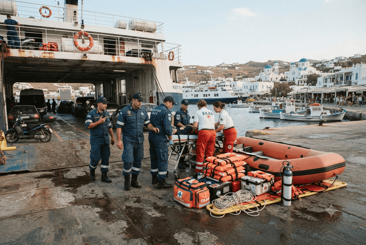 Passenger Ferry Engine Room Fire Kills One: Maritime Disaster Shakes Aegean Sea Transport Route Passenger Ferry Engine Room Fire Kills One: Maritime Disaster Shakes Aegean Sea Transport Route