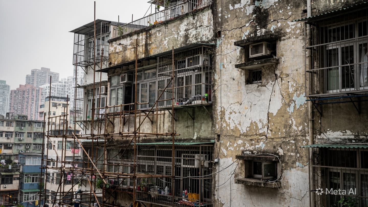 Kowloon Building Disaster: One Person Killed After Concrete Ceiling Falls In Aging Housing Block Kowloon Building Disaster: One Person Killed After Concrete Ceiling Falls In Aging Housing Block
