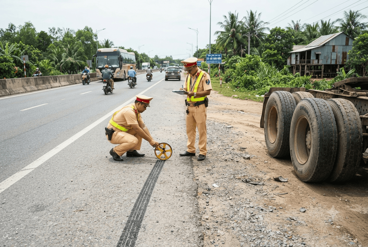 Highway Motorcycle Crash: High-Speed Impact With Stationary Truck In Quang Nam Leaves Three Dead Highway Motorcycle Crash: High-Speed Impact With Stationary Truck In Quang Nam Leaves Three Dead