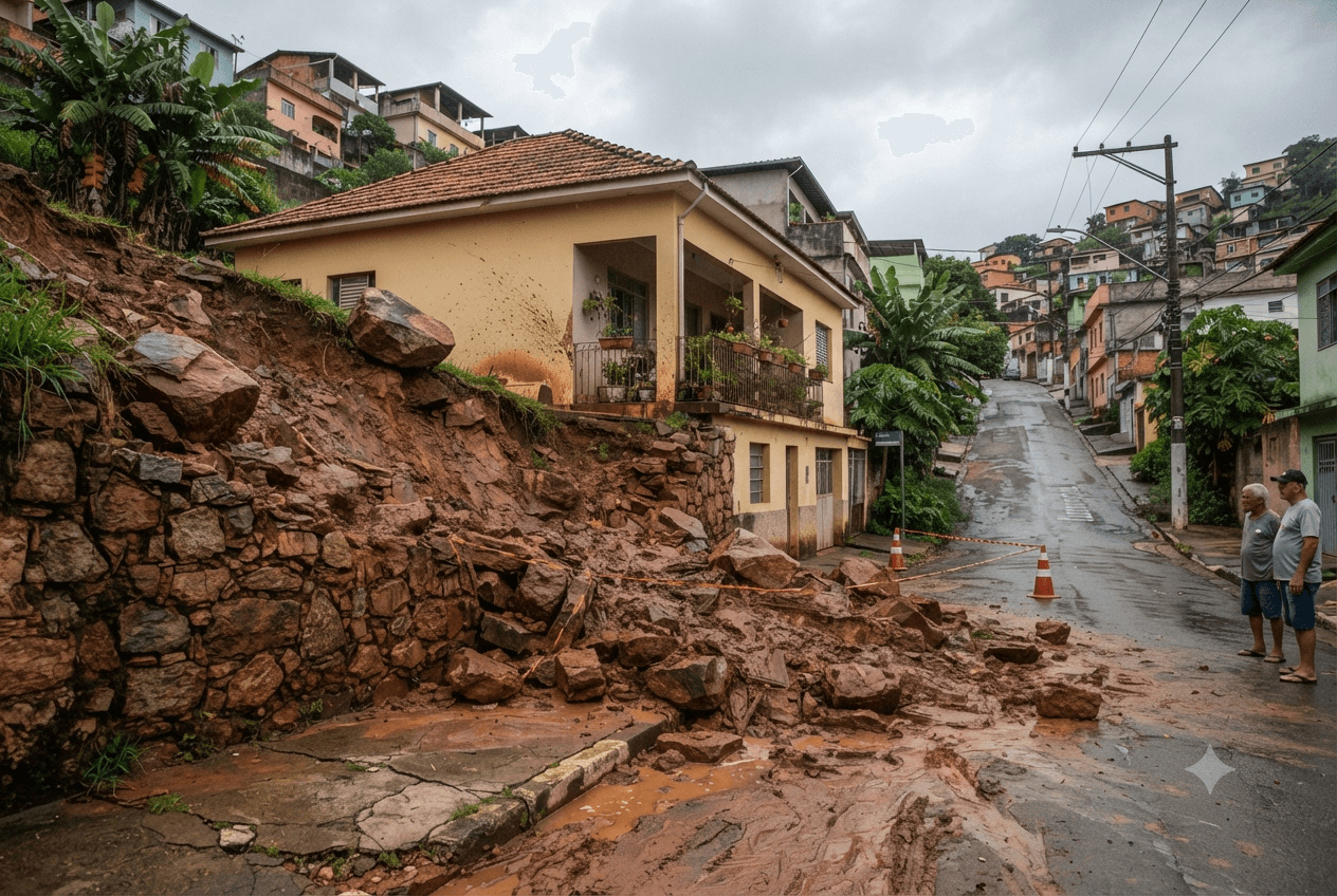 Weather Tragedy in Belo Horizonte: One Person Killed as Heavy Storm Triggers Wall Collapse Today Weather Tragedy in Belo Horizonte: One Person Killed as Heavy Storm Triggers Wall Collapse Today