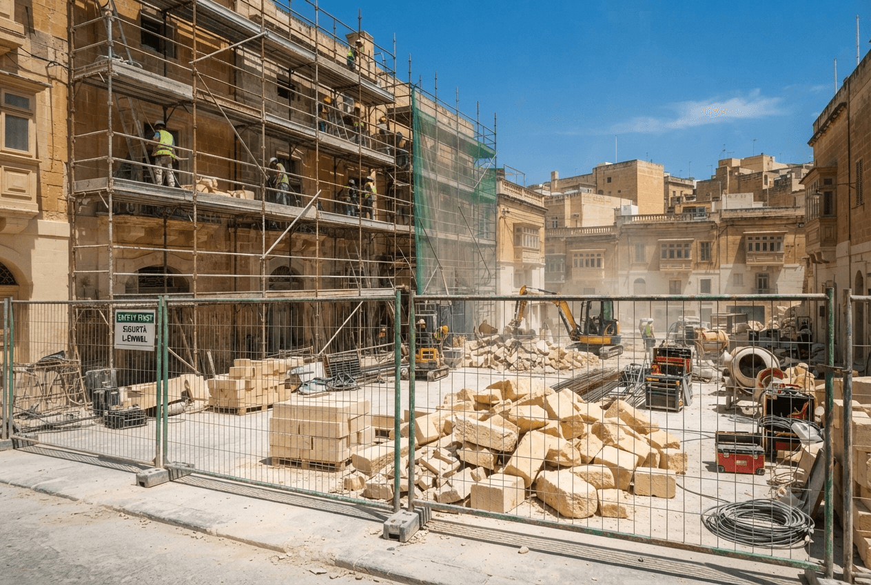 Construction Fatality in Malta: One Worker Dead After Wall Collapses at Local Building Site Construction Fatality in Malta: One Worker Dead After Wall Collapses at Local Building Site