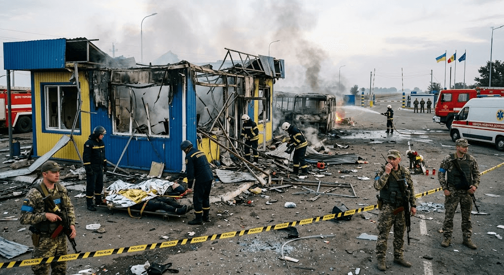 Tragedy at the Border: Russian Drone Strike Kills 2 at Ukraine-Moldova Crossing in Odesa Region Tragedy at the Border: Russian Drone Strike Kills 2 at Ukraine-Moldova Crossing in Odesa Region