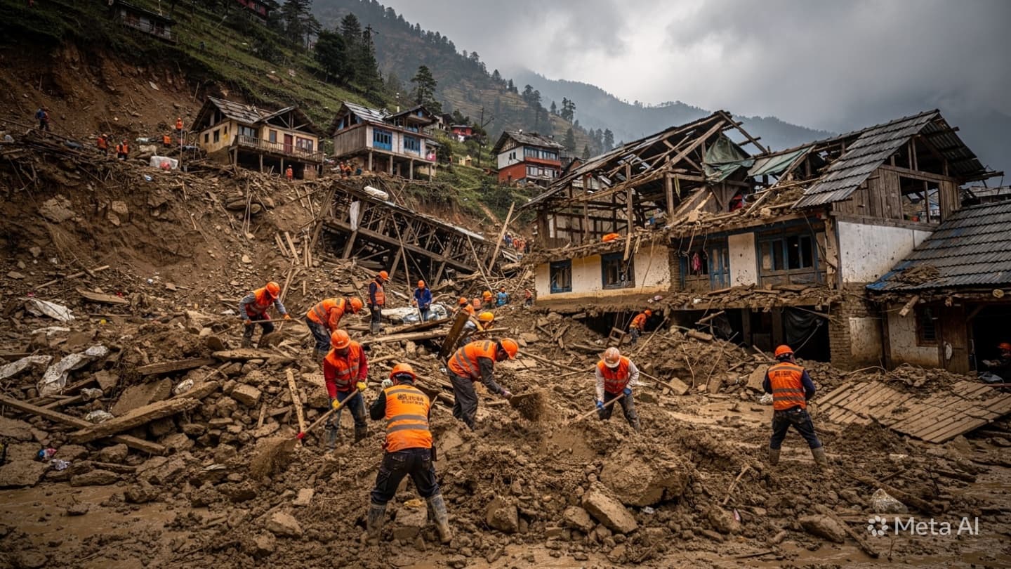Nepal Landslide Disaster: Rescuers Recover Five Bodies After Massive Mudslide Buries Remote Mountain Village Nepal Landslide Disaster: Rescuers Recover Five Bodies After Massive Mudslide Buries Remote Mountain Village