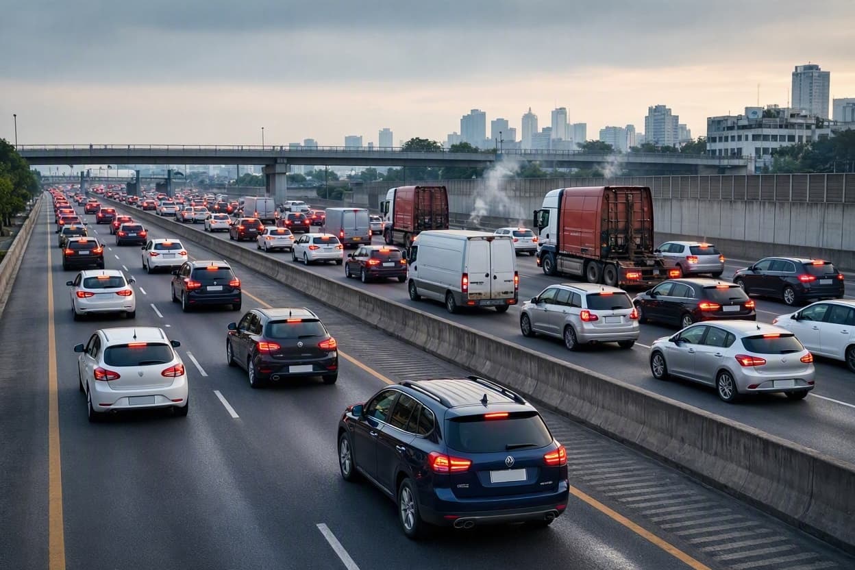 3-Vehicle Crash Closes All Eastbound Lanes of Hwy 401 at Hwy 8 in Cambridge 3-Vehicle Crash Closes All Eastbound Lanes of Hwy 401 at Hwy 8 in Cambridge