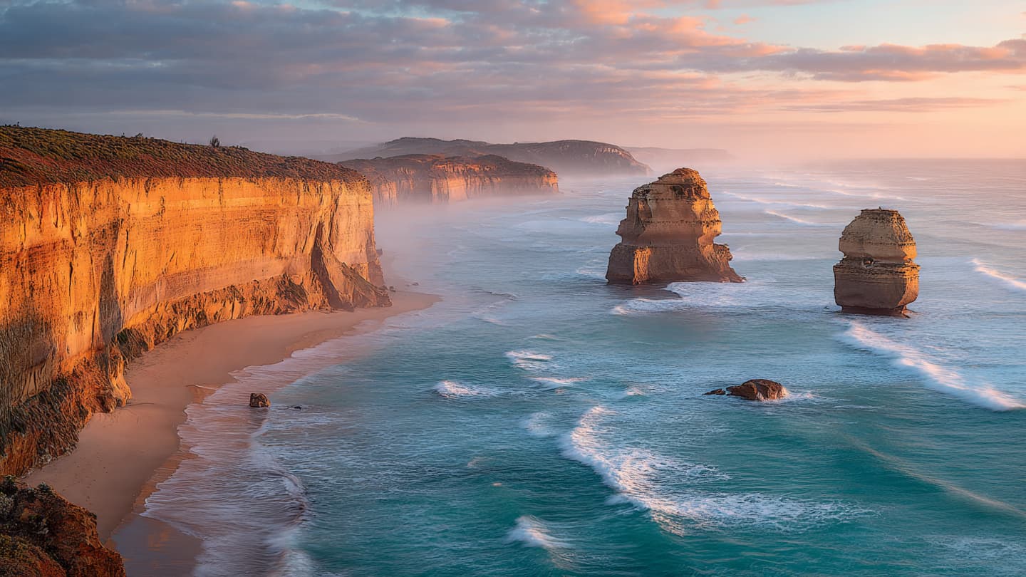 When the Twelve Apostles Whisper to the Sea, Ancient Stones Tell Tales of Timeless Tides When the Twelve Apostles Whisper to the Sea, Ancient Stones Tell Tales of Timeless Tides