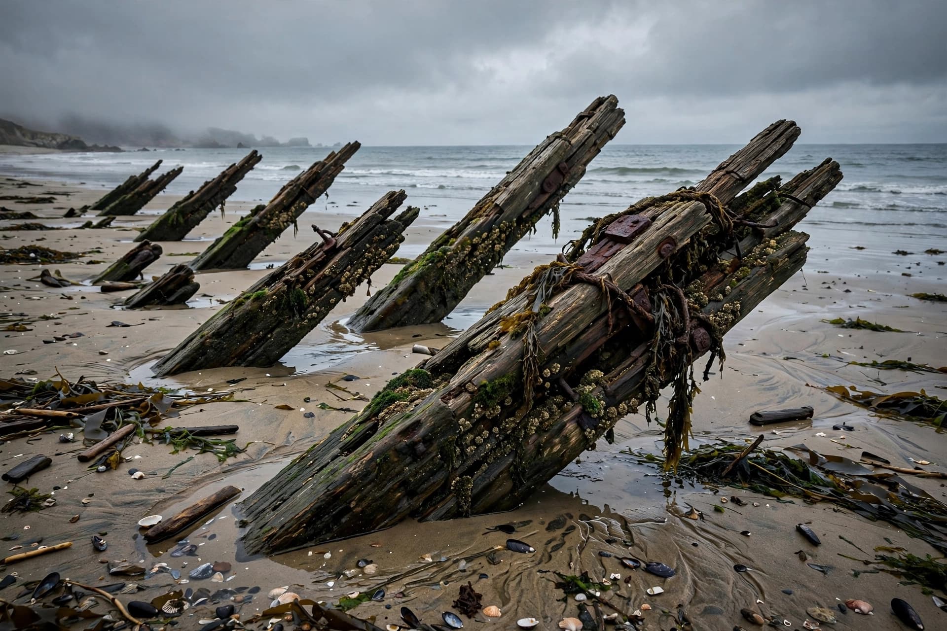 The Storm Took the Sand, and Gave Back a Ship The Storm Took the Sand, and Gave Back a Ship