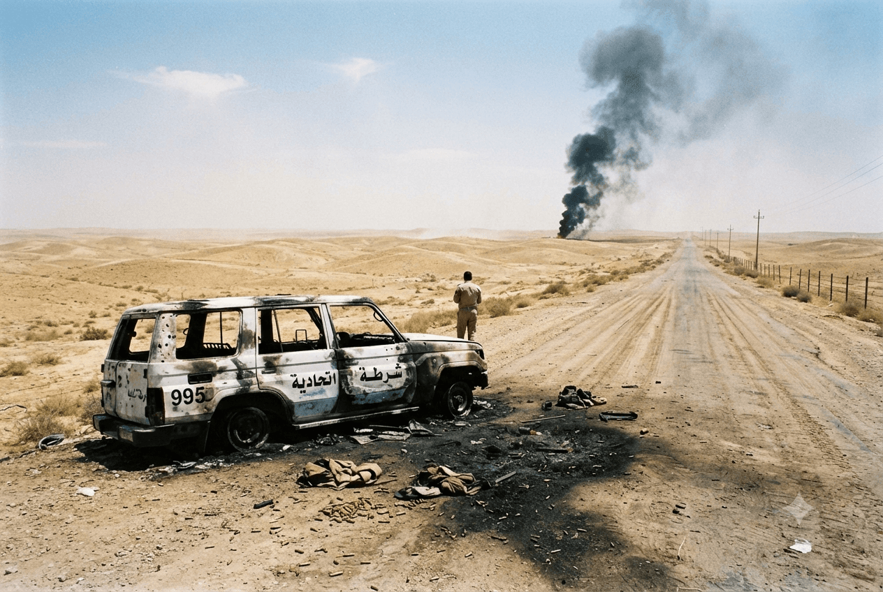 Fatal Ambush in Iraq: Nine Security Personnel Dead After Attack North of Tikrit Today Fatal Ambush in Iraq: Nine Security Personnel Dead After Attack North of Tikrit Today