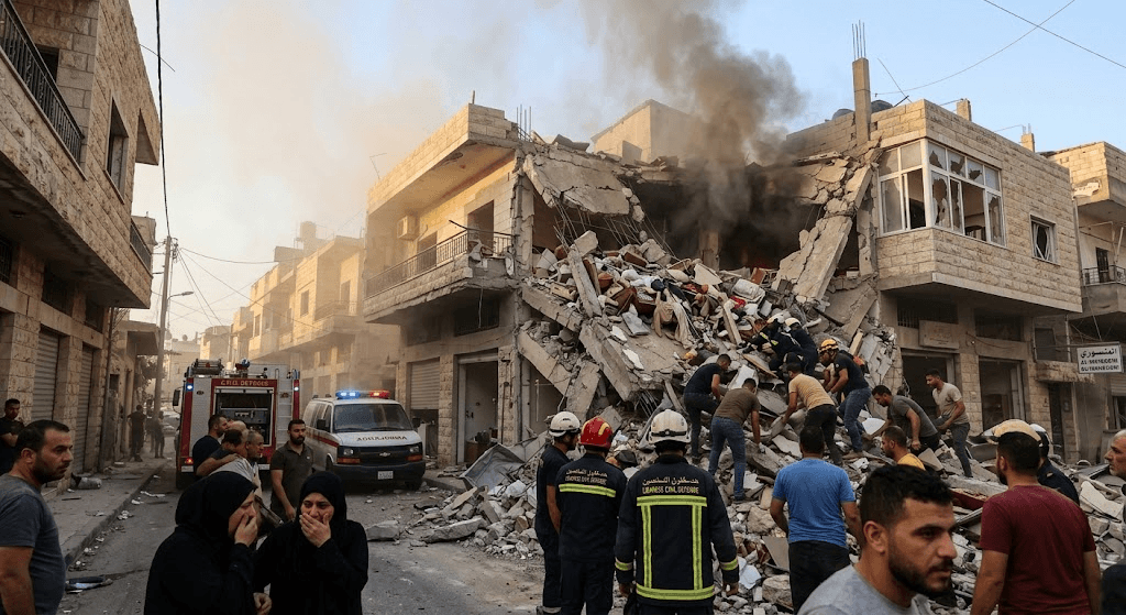Strikes in Southern Lebanon: Israeli Airstrikes Target Town of Al-Mansouri Strikes in Southern Lebanon: Israeli Airstrikes Target Town of Al-Mansouri