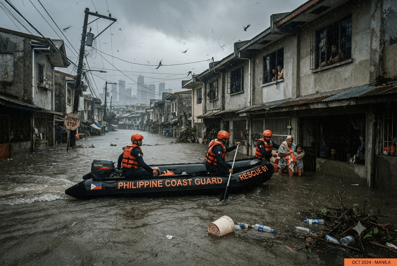 Typhoon-Induced Flooding: Philippines Records Four Confirmed Deaths and Missing Persons Reports Typhoon-Induced Flooding: Philippines Records Four Confirmed Deaths and Missing Persons Reports