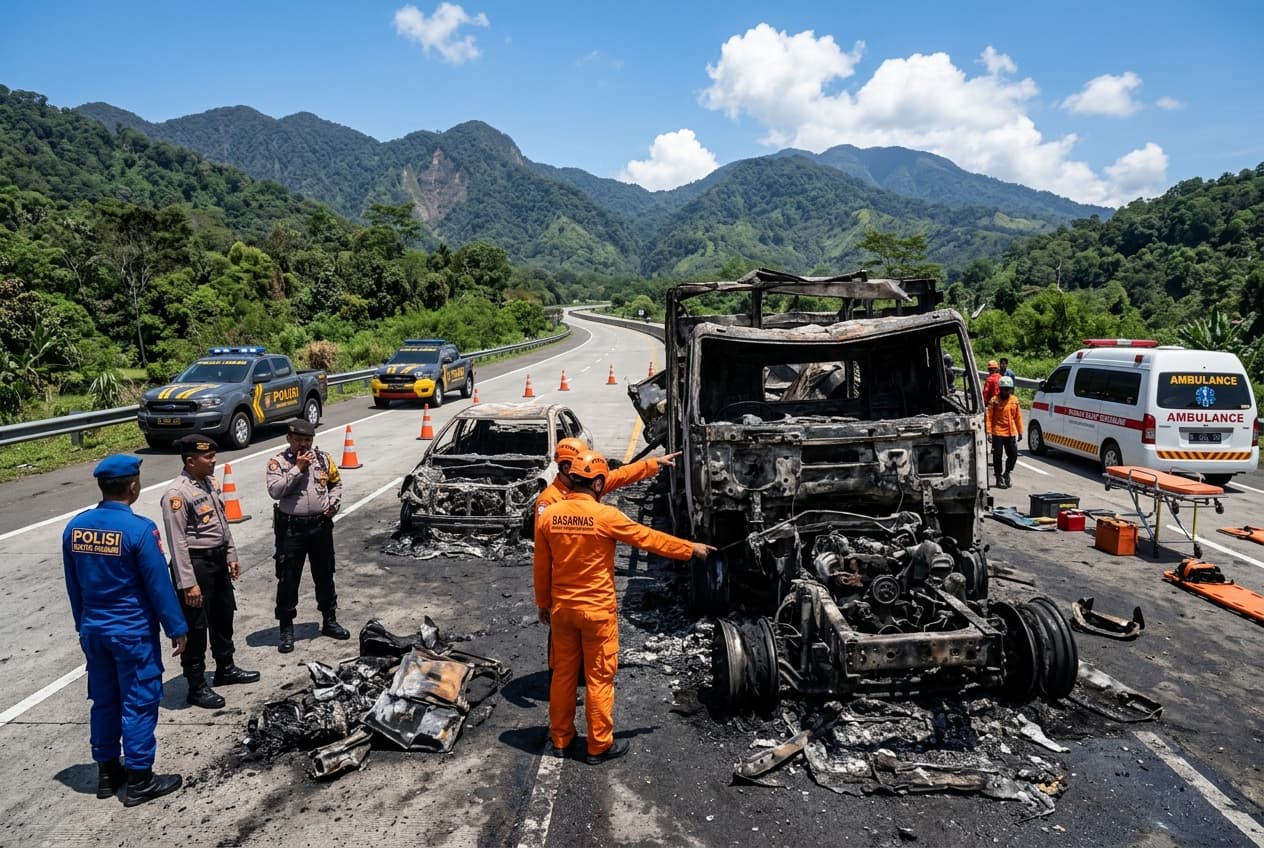 Highway Explosion Tragedy: Fuel Tanker Collision Kills Eight Passengers On Coastal Highway In Algeria Highway Explosion Tragedy: Fuel Tanker Collision Kills Eight Passengers On Coastal Highway In Algeria