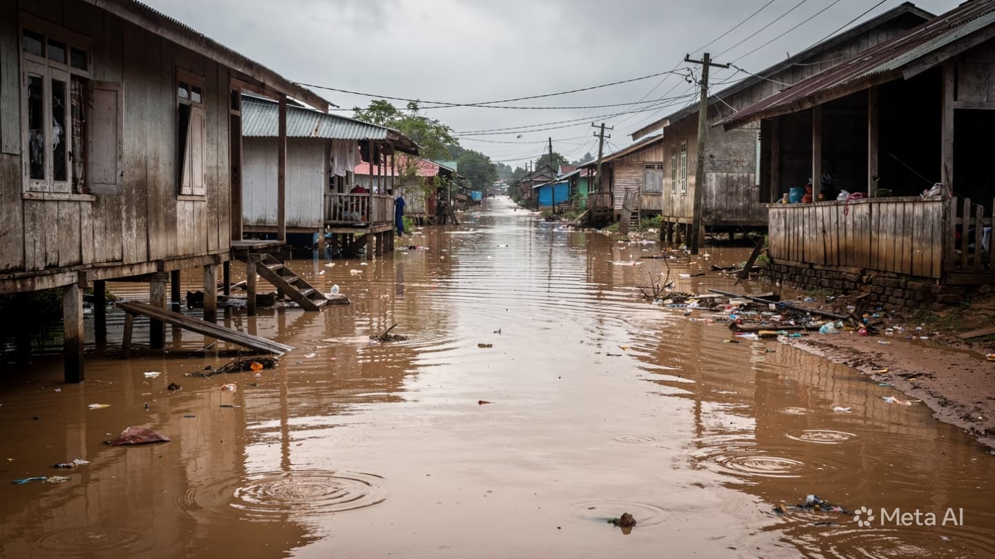 Flash Flood in Kachin State: Elderly Resident Killed During Sudden Deluge on Sunday Afternoon Flash Flood in Kachin State: Elderly Resident Killed During Sudden Deluge on Sunday Afternoon
