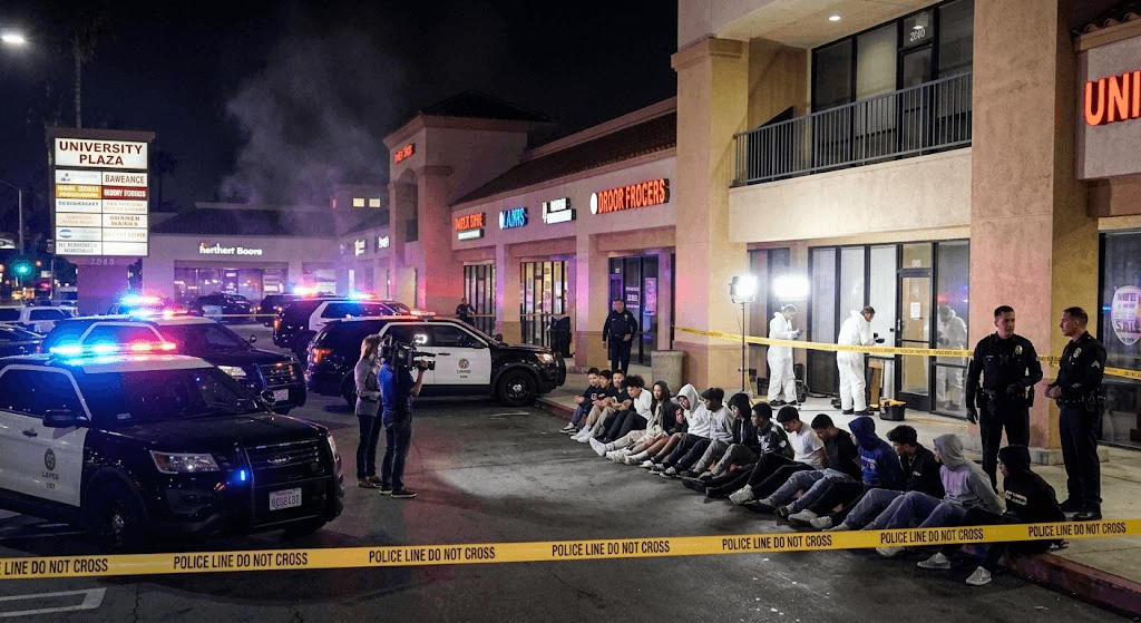 Tragedy Near LA Campus: 2 Dead, Dozens Detained After Strip Mall Shooting Tragedy Near LA Campus: 2 Dead, Dozens Detained After Strip Mall Shooting