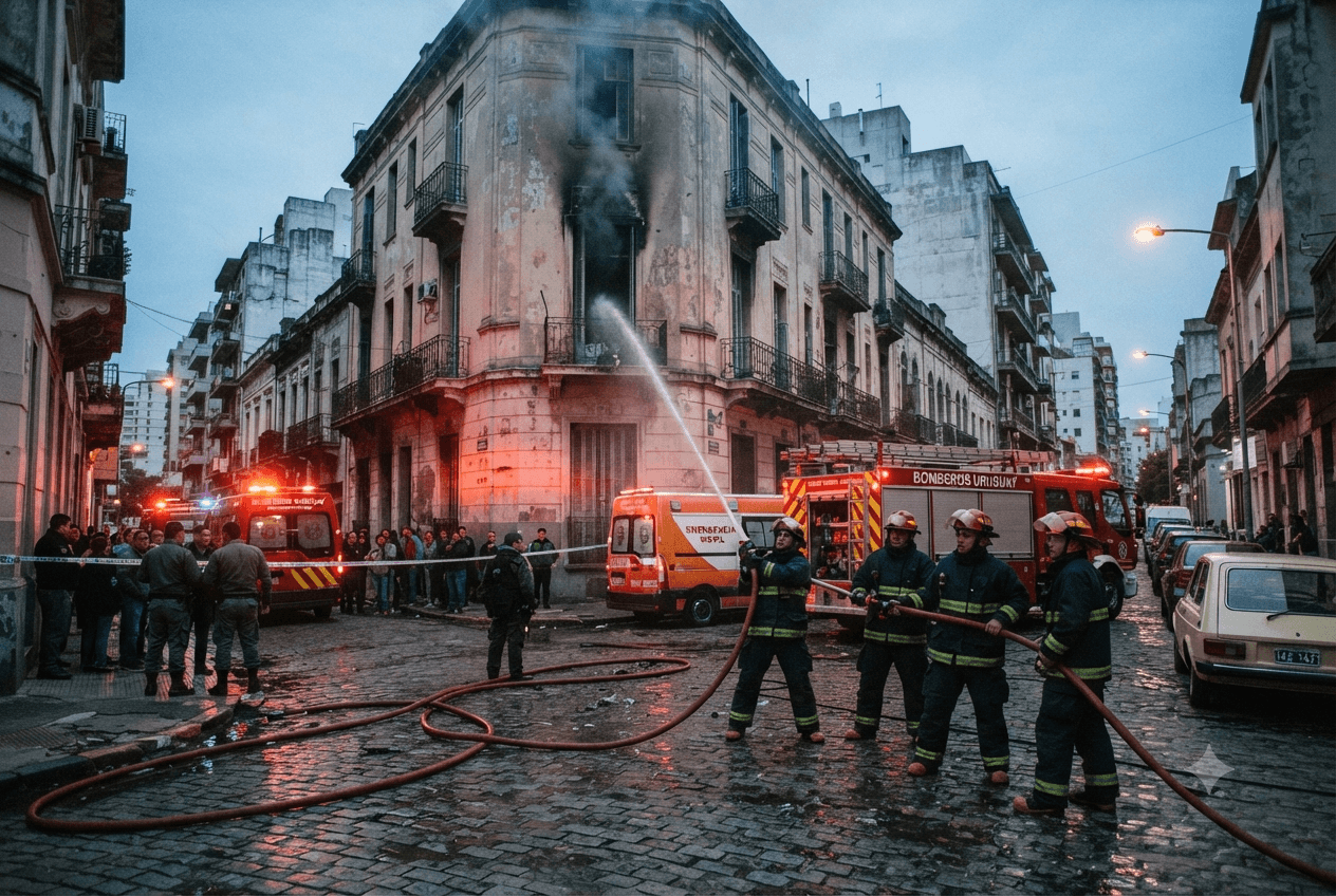 Residential Blaze 2026: Montevideo Apartment Fire Claims One Life and Leaves Three Injured Critically Residential Blaze 2026: Montevideo Apartment Fire Claims One Life and Leaves Three Injured Critically