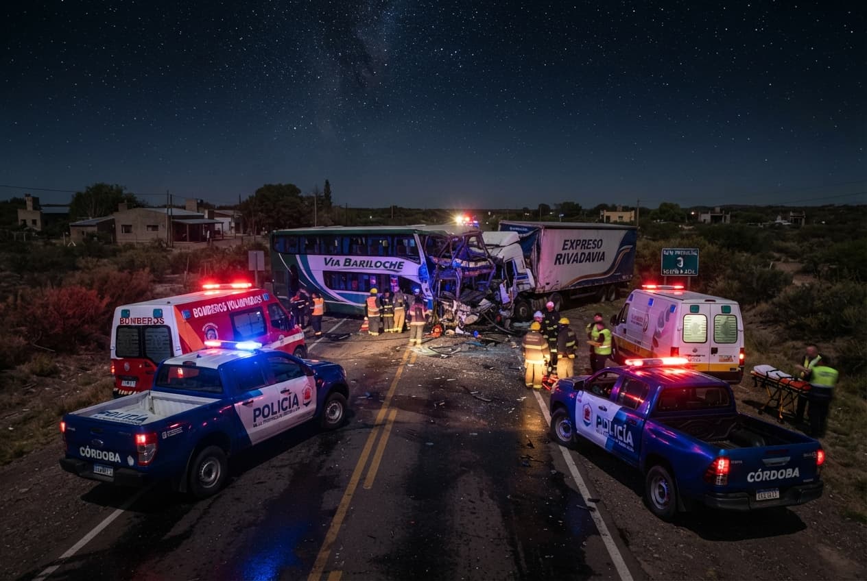 Transport Collision Emergency: Passenger Omnibus Crashes Into Stationary Lorry on Provincial Road, Four Dead Transport Collision Emergency: Passenger Omnibus Crashes Into Stationary Lorry on Provincial Road, Four Dead
