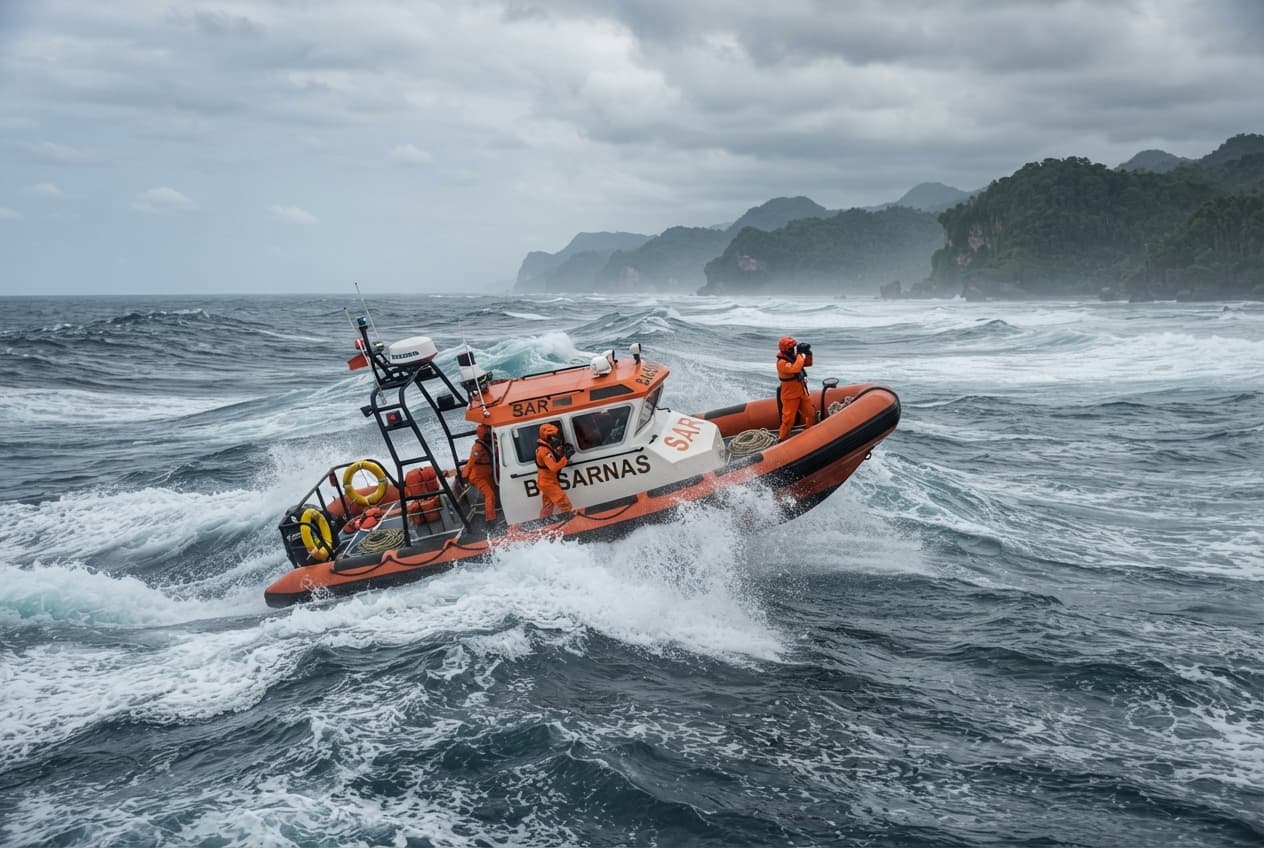 Java Coast Shipwreck: Rough Seas Overturn Fishing Vessel and Kill Two Fishermen Java Coast Shipwreck: Rough Seas Overturn Fishing Vessel and Kill Two Fishermen