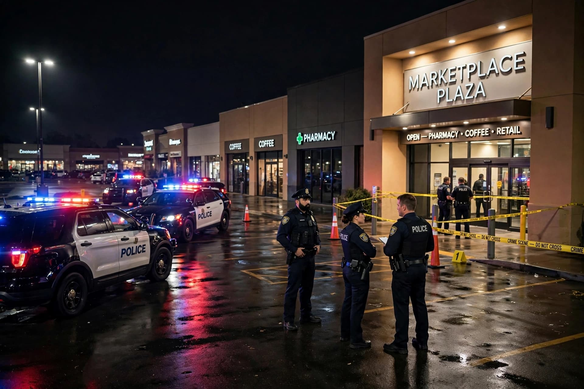Two Dead in the Parking Lot, and a Shooter Still at Large Two Dead in the Parking Lot, and a Shooter Still at Large