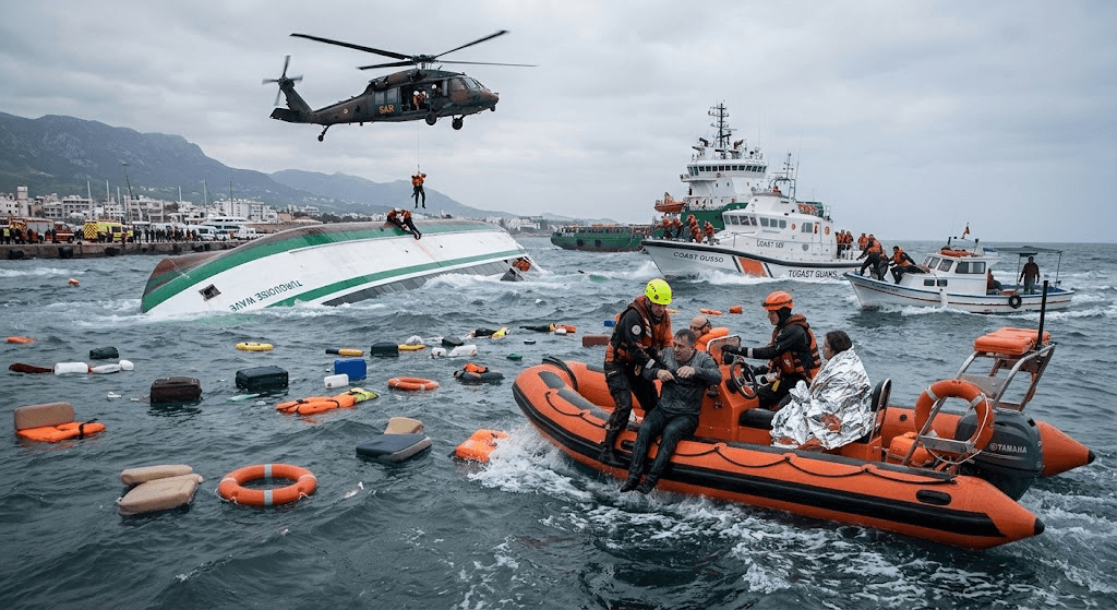 Tragedy at Sea: At Least 6 Dead After Ferry Carrying 270 Capsizes Off Northern Cyprus Tragedy at Sea: At Least 6 Dead After Ferry Carrying 270 Capsizes Off Northern Cyprus