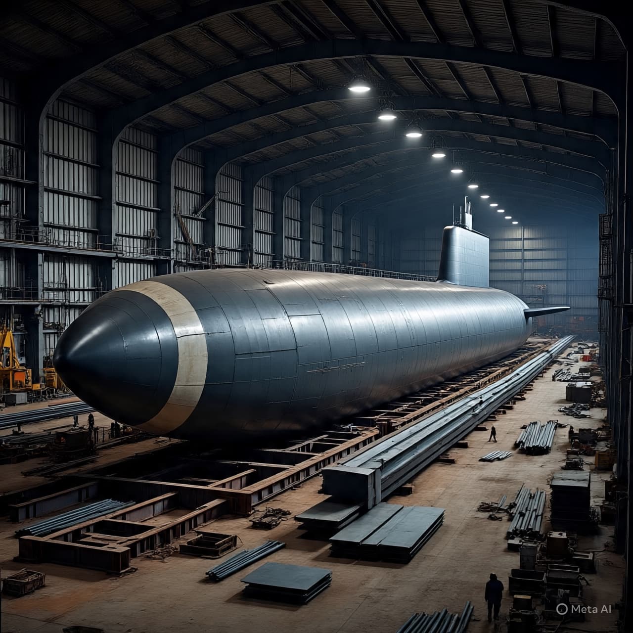 Where Steel Learns the Shape of Water: Watching a Submarine Come Into Being Where Steel Learns the Shape of Water: Watching a Submarine Come Into Being