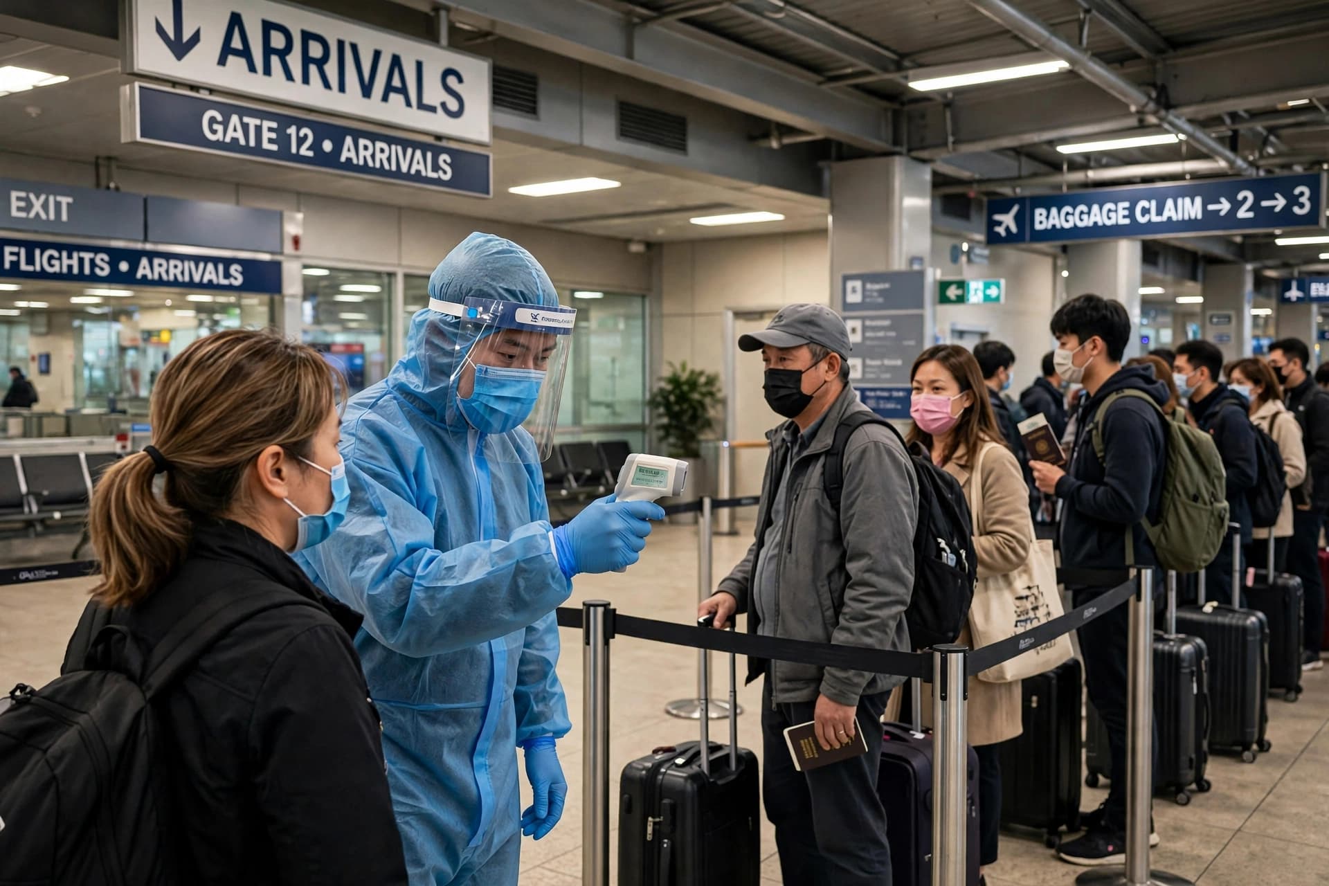 The Distance Between an Outbreak and a Flight The Distance Between an Outbreak and a Flight