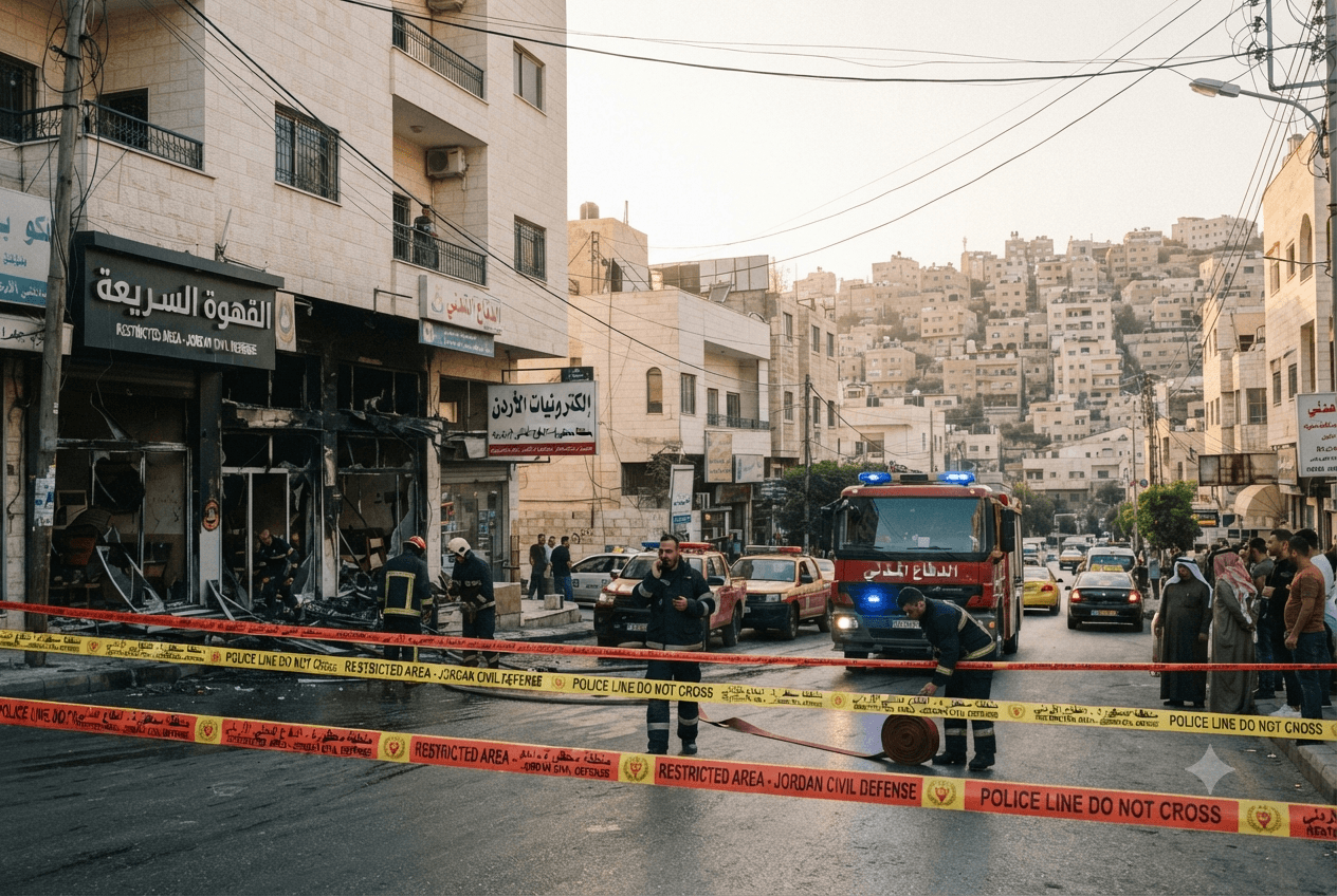 Amman Restaurant Tragedy: Electrical Fire Claims Lives Of Two Staff Members In Jordan Today Amman Restaurant Tragedy: Electrical Fire Claims Lives Of Two Staff Members In Jordan Today