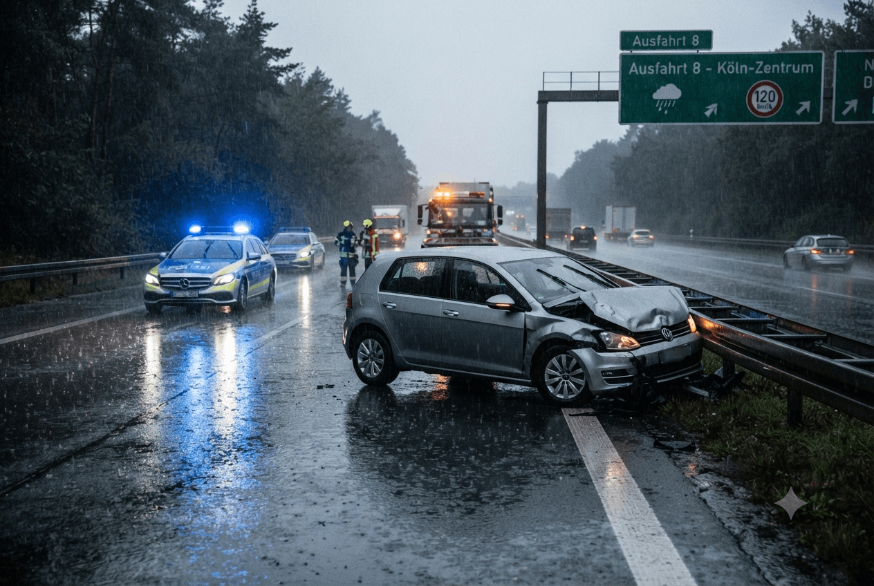 Fatal Collision In Germany: Three Dead After Light Vehicle Hits Truck During Violent Thunderstorm Fatal Collision In Germany: Three Dead After Light Vehicle Hits Truck During Violent Thunderstorm