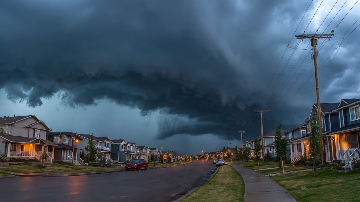 Through Heavy Winds and Sudden Darkness, Alberta Endures Another Night Beneath Restless Storm Clouds Through Heavy Winds and Sudden Darkness, Alberta Endures Another Night Beneath Restless Storm Clouds