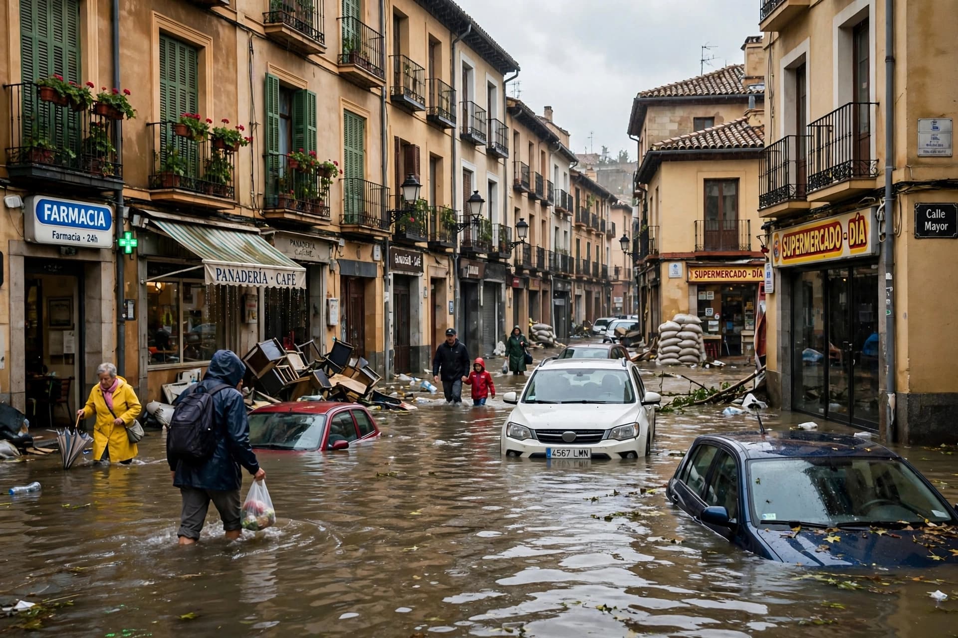 Barcelona Recorded 190 Liters in a Day; Two Lives Were Lost Barcelona Recorded 190 Liters in a Day; Two Lives Were Lost