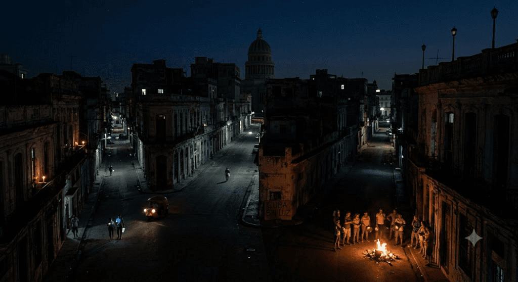 Blackout Crisis: Cuba’s National Grid Collapses, Plunging Entire Island into Total Darkness Blackout Crisis: Cuba’s National Grid Collapses, Plunging Entire Island into Total Darkness