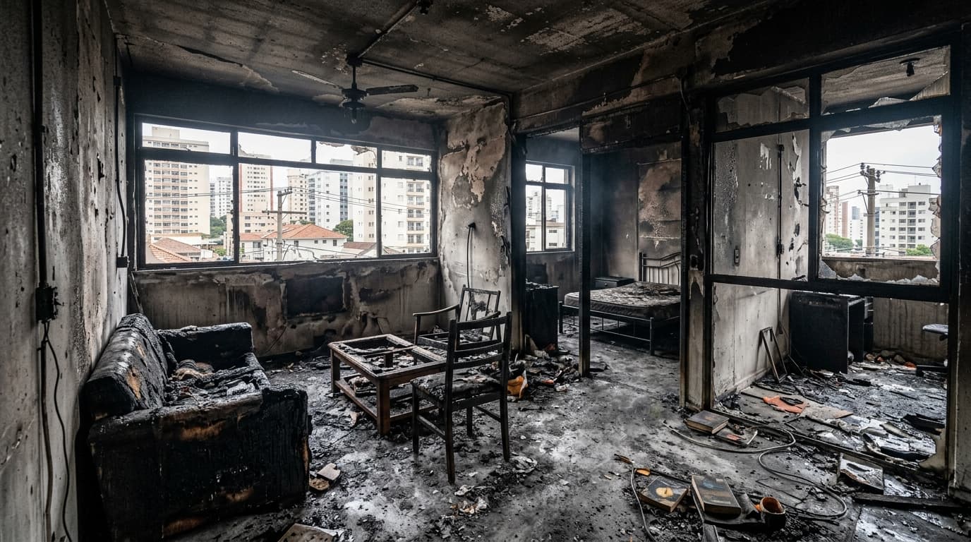 One Killed, Four Hurt After Fire Breaks Out In São Paulo Residential Building Early Morning One Killed, Four Hurt After Fire Breaks Out In São Paulo Residential Building Early Morning
