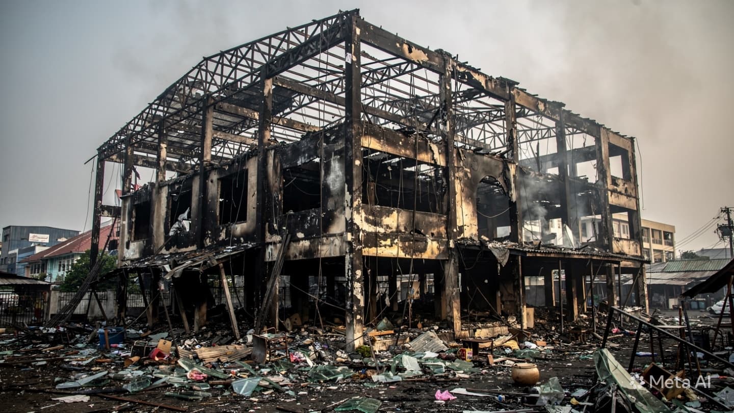 Residential Block Destroyed: One Confirmed Dead After Massive Fire Erupts in Central Jakarta Today Residential Block Destroyed: One Confirmed Dead After Massive Fire Erupts in Central Jakarta Today