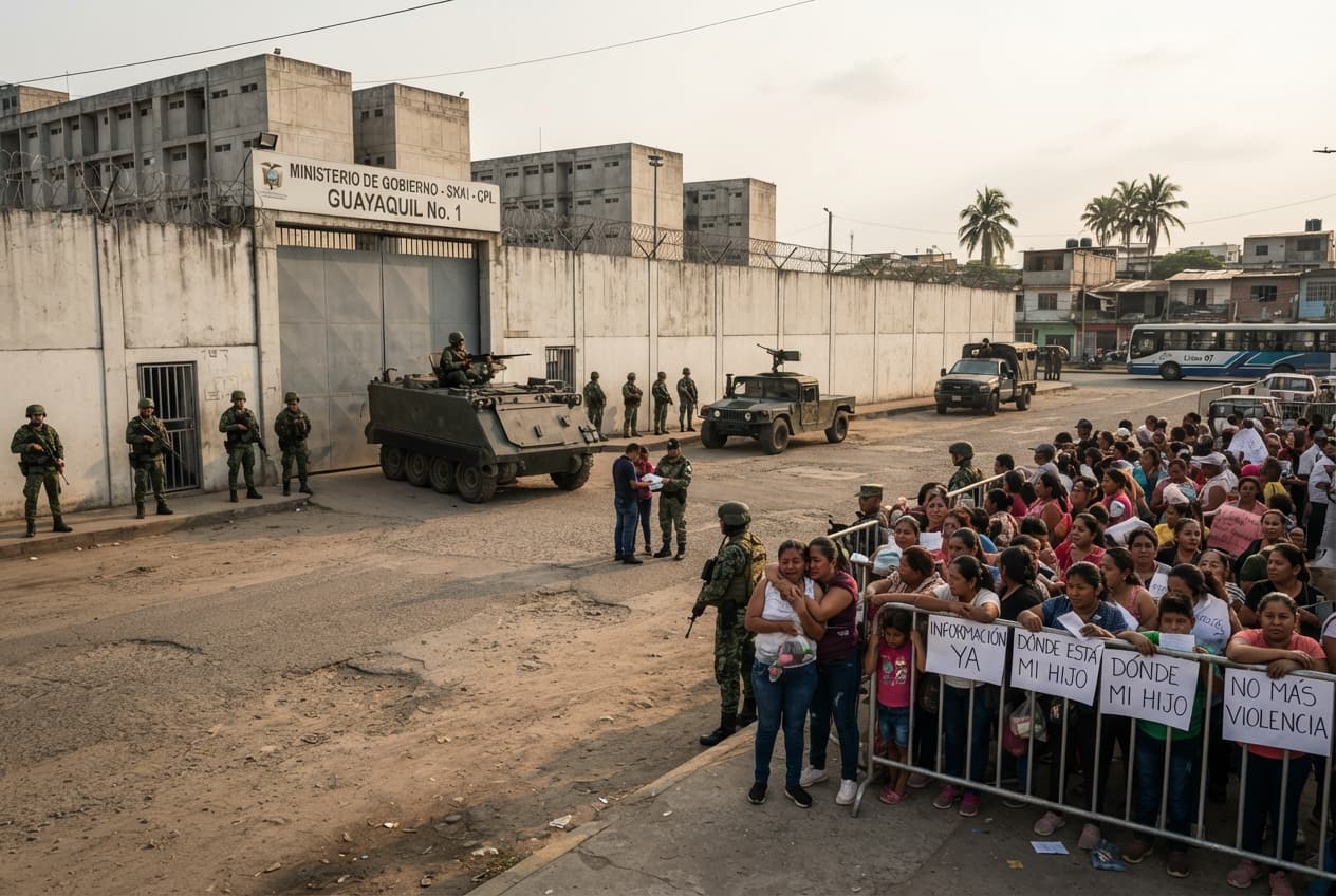 Guayaquil Prison Violence: Rival Cartel Faction Clashes Leave Six Inmates Confirmed Dead Inside Penitentiary Guayaquil Prison Violence: Rival Cartel Faction Clashes Leave Six Inmates Confirmed Dead Inside Penitentiary