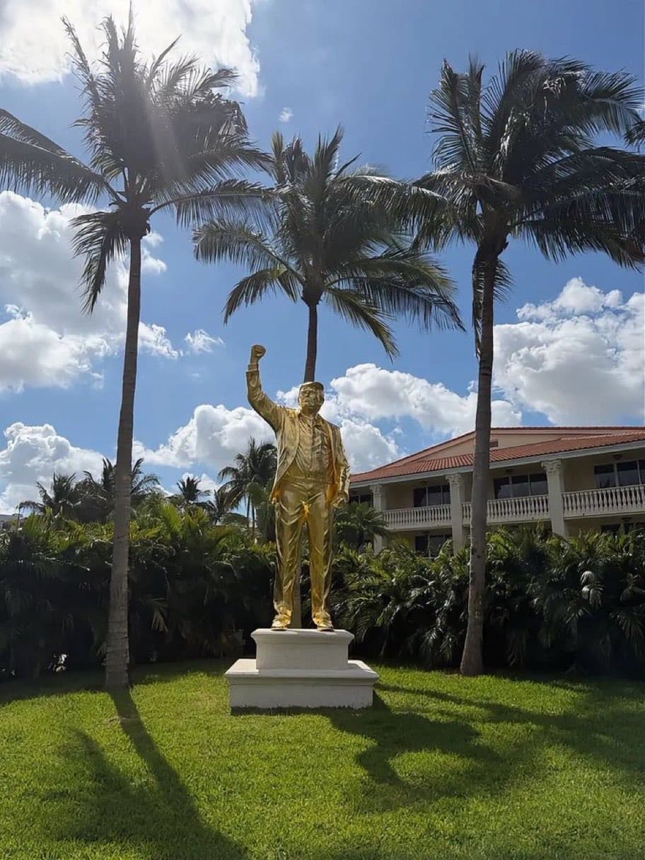GOLD, POWER, AND IMAGE: THE SYMBOLISM BEHIND TRUMP’S NEW STATUE GOLD, POWER, AND IMAGE: THE SYMBOLISM BEHIND TRUMP’S NEW STATUE