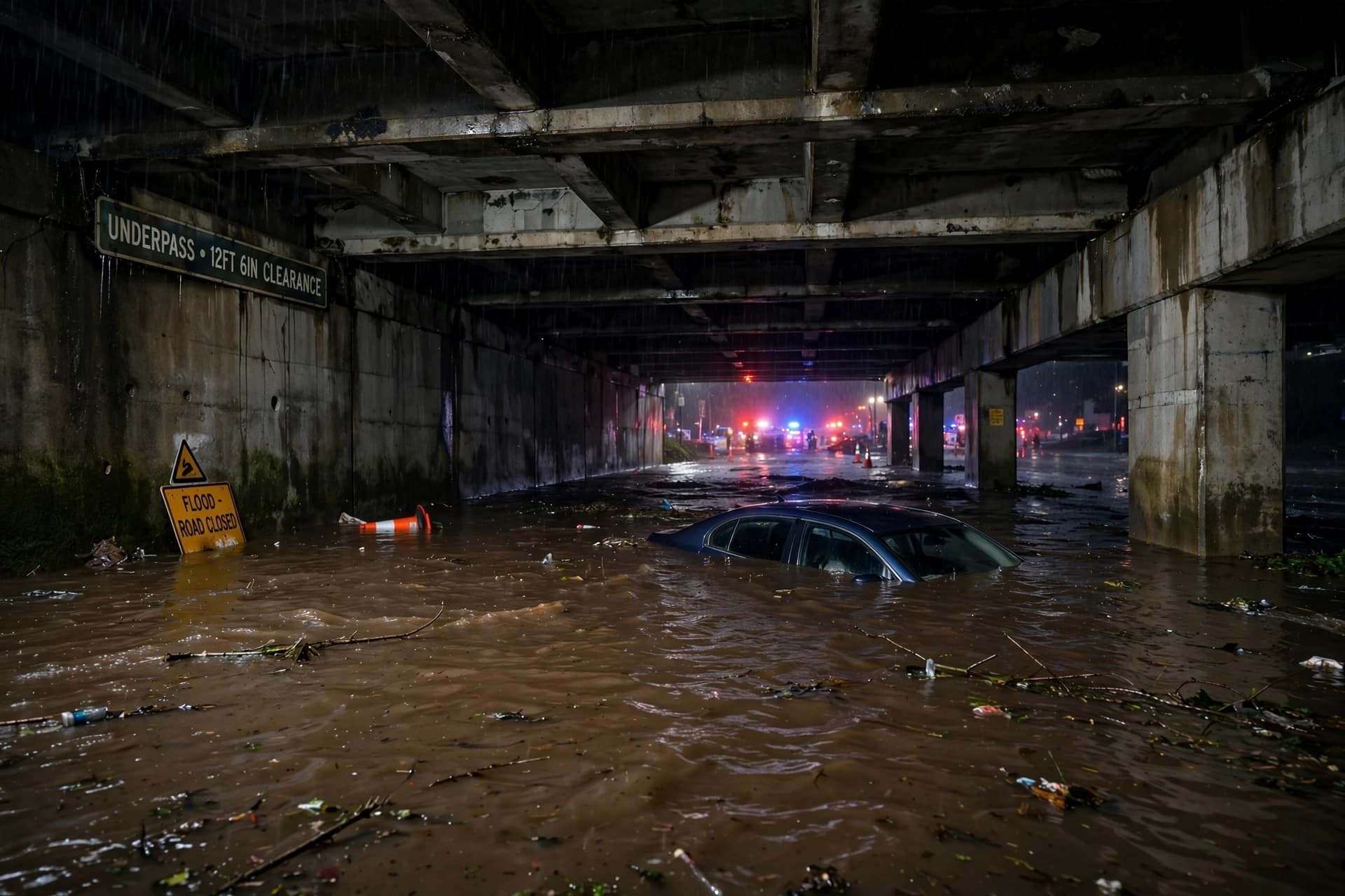 In South Melbourne, a bridge becomes a reminder of what water can do In South Melbourne, a bridge becomes a reminder of what water can do