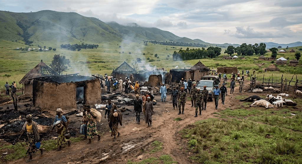 Deadly Surge in Violence: 7 Dead, 340 Homes Razed in Fresh Mambilla-Fulani Clash in Taraba State Deadly Surge in Violence: 7 Dead, 340 Homes Razed in Fresh Mambilla-Fulani Clash in Taraba State