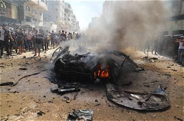 Israeli Strike Kills Man and Daughter in Gaza, Medics Say Israeli Strike Kills Man and Daughter in Gaza, Medics Say