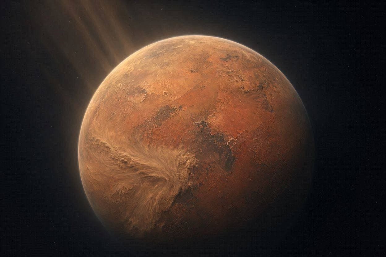 Double Trouble: How Dust Storms Intensify Solar Hits on Mars Double Trouble: How Dust Storms Intensify Solar Hits on Mars