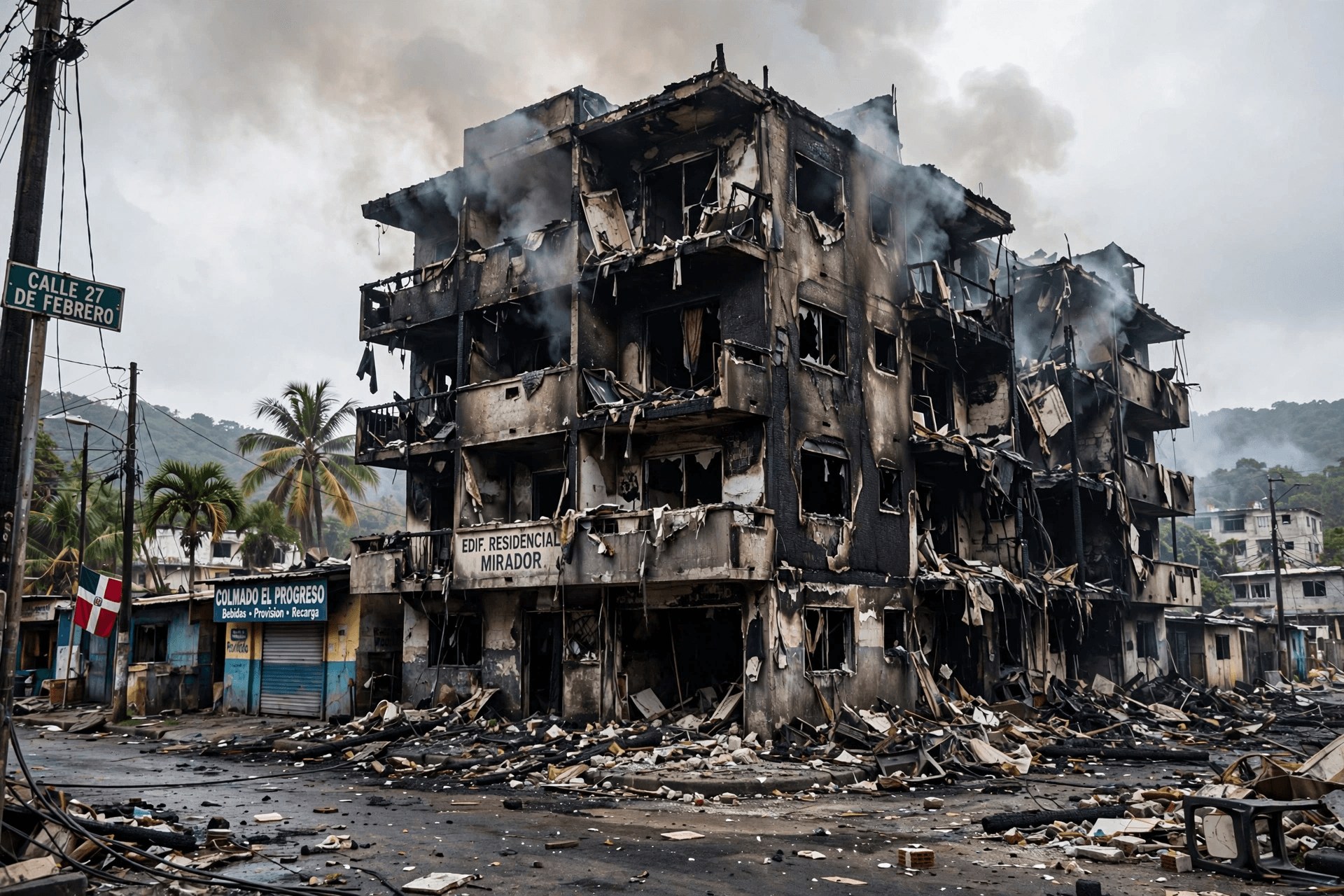 Fatal Inferno: Three Die In Massive Residential Fire That Destroyed Building In Dominican Republic Fatal Inferno: Three Die In Massive Residential Fire That Destroyed Building In Dominican Republic