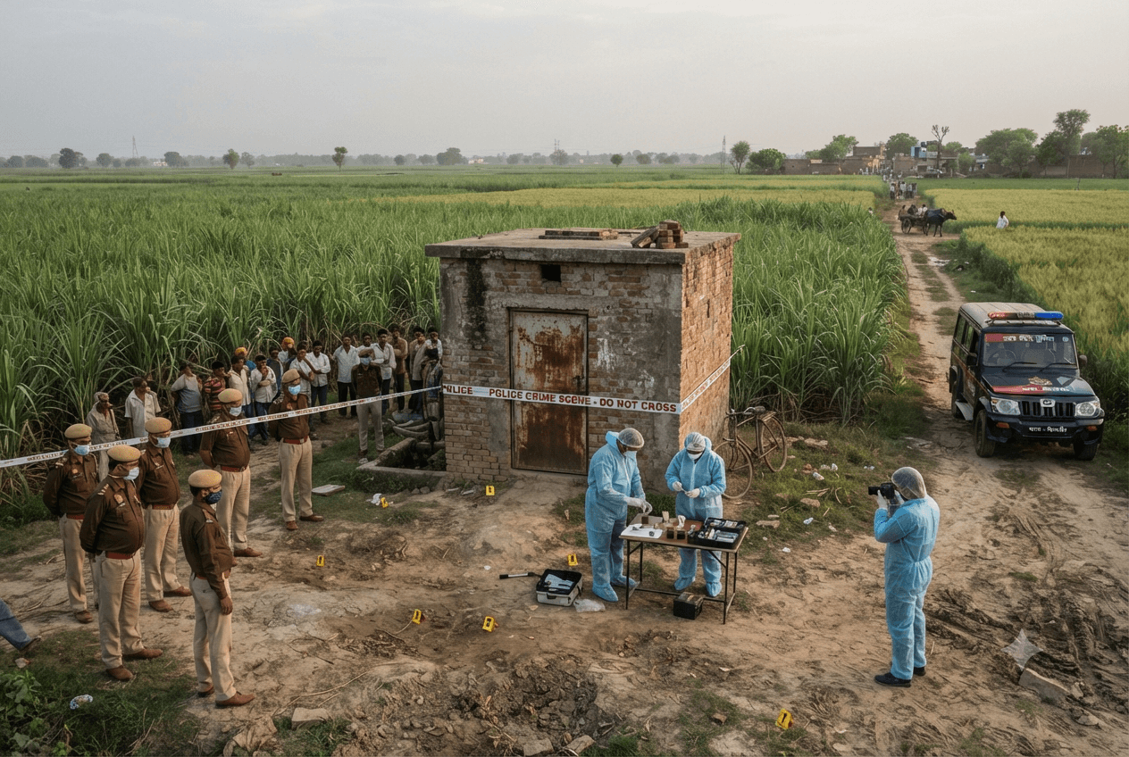 Ballia Homicide Investigation: Former Village Leader Beaten to Death at Agricultural Pump House Ballia Homicide Investigation: Former Village Leader Beaten to Death at Agricultural Pump House