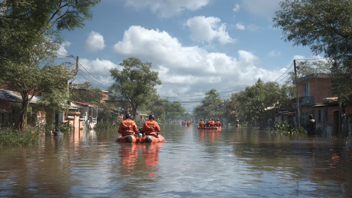 Where the River Crossed Into Homes, Eastern Paraguay Faced Another Morning Beneath Floodwaters Quietly Where the River Crossed Into Homes, Eastern Paraguay Faced Another Morning Beneath Floodwaters Quietly