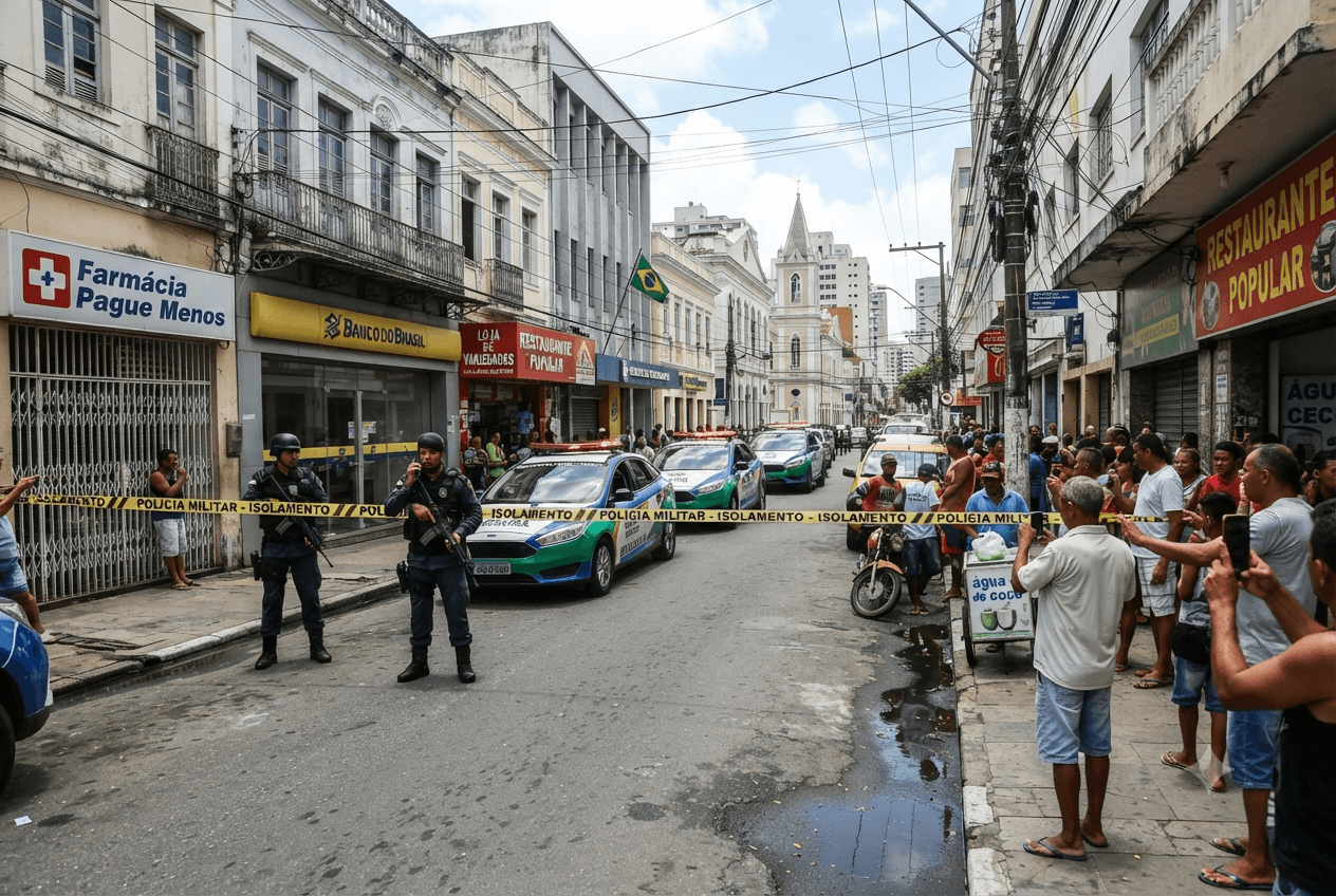 Fortaleza Bank Heist: Armed Robbery at Downtown Branch Turns Violent, Leaving Two Guards Dead Fortaleza Bank Heist: Armed Robbery at Downtown Branch Turns Violent, Leaving Two Guards Dead