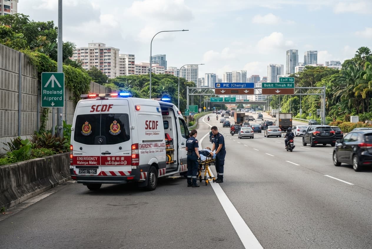 Fatal Traffic Collision: Young Motorcyclist Killed in Severe Crash Along Seletar West Link Fatal Traffic Collision: Young Motorcyclist Killed in Severe Crash Along Seletar West Link