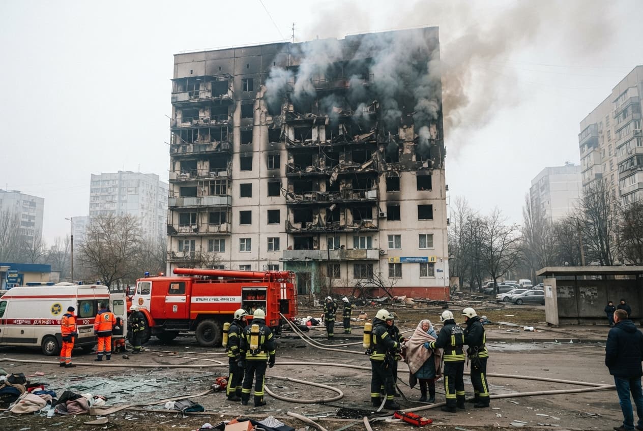 Cross Border Escalation: Shelling And Aerial Attacks Leave Six Dead Around Kyiv And Moscow Cross Border Escalation: Shelling And Aerial Attacks Leave Six Dead Around Kyiv And Moscow