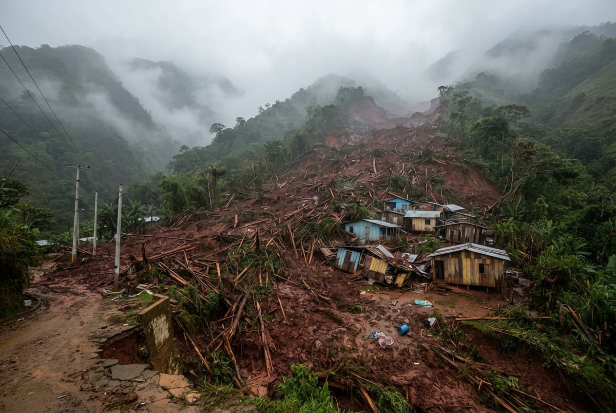 Rural Landslide Destroys Settlement: Seven Dead Following Catastrophic Antioquia Slope Failure Rural Landslide Destroys Settlement: Seven Dead Following Catastrophic Antioquia Slope Failure