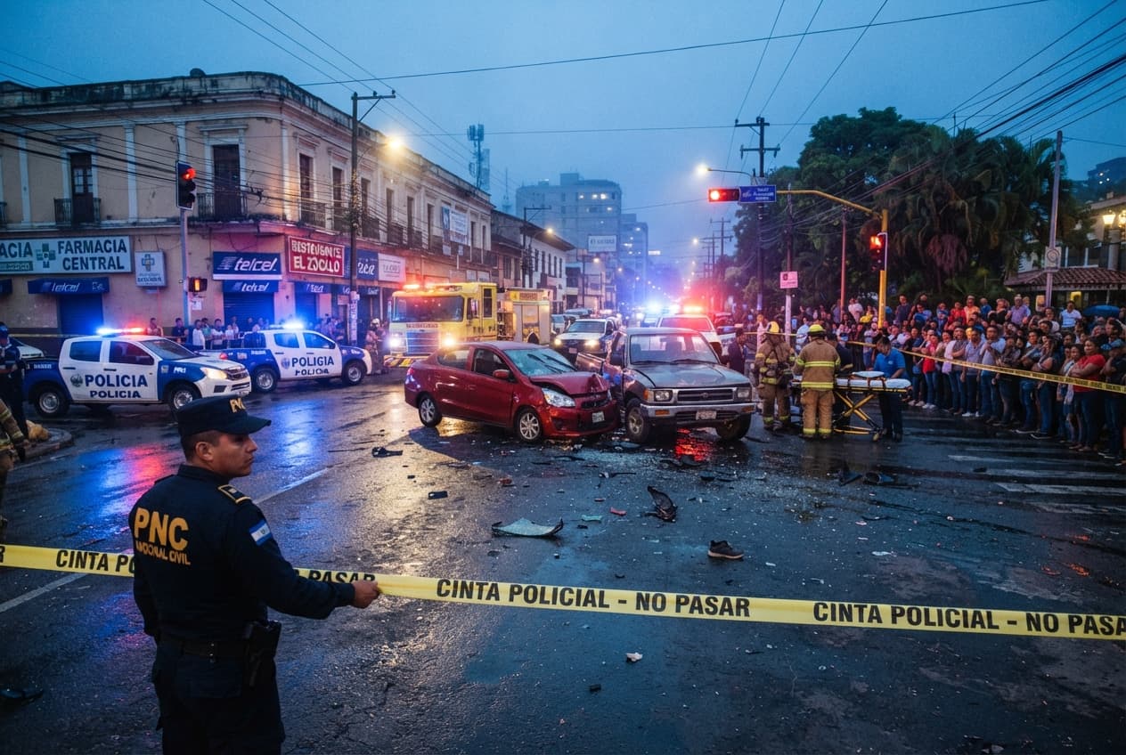 Freight Truck Disaster: Guatemala City Intersection Collision Involves Multiple Vehicles And Claims Three Lives Freight Truck Disaster: Guatemala City Intersection Collision Involves Multiple Vehicles And Claims Three Lives