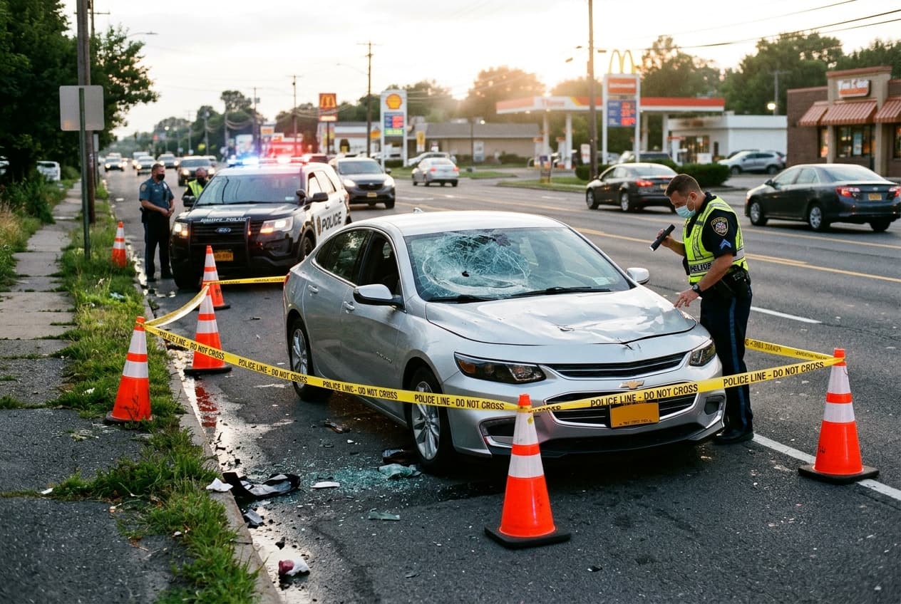 Pedestrian Killed In High-Speed Crash, Vehicle Strikes Victim Crossing Road In United States Pedestrian Killed In High-Speed Crash, Vehicle Strikes Victim Crossing Road In United States