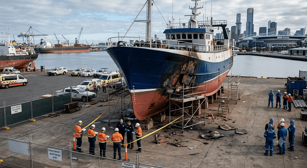 Tragedy at the Shipyard: 49-Year-Old Worker Killed in Sudden West Melbourne Explosion Tragedy at the Shipyard: 49-Year-Old Worker Killed in Sudden West Melbourne Explosion